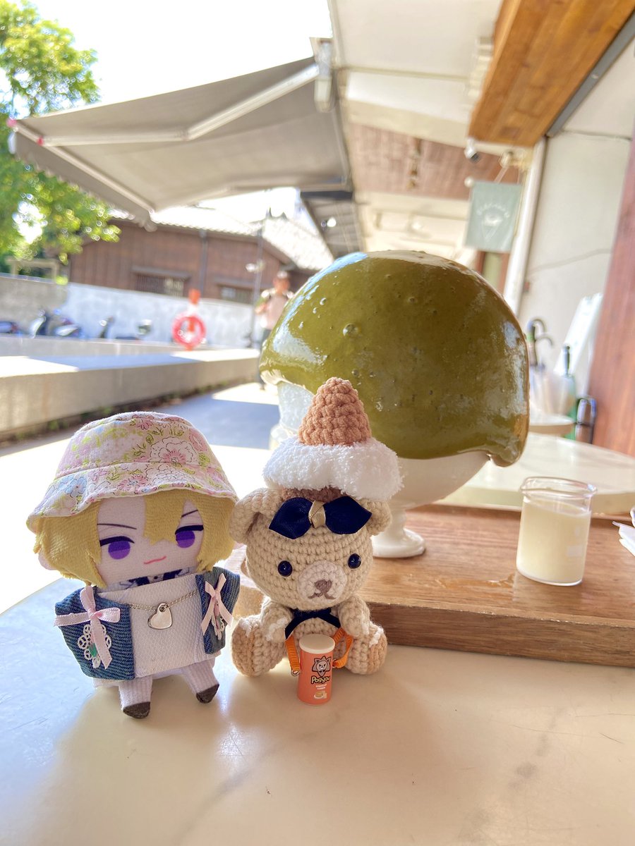 eva__OwO's tweet photo. And had some shaved ice too.🍧

#lucapape
#lucakaneshiro https://t.co/o3bOcvF2Es