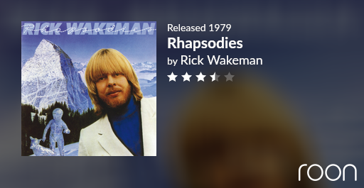 frequencyrules's tweet photo. RICK WAKEMAN / Rhapsodies 感想UP。
https://t.co/veOAYybmS0
軽快な電子音が躍動するフュージョン。やたらポップと言うかコマーシャルと言うか、明るく軽やかにメロディを紡いでいく内容。クラシック要素もありますが軽妙さの方が勝ります。 https://t.co/CpnPgKLMtt