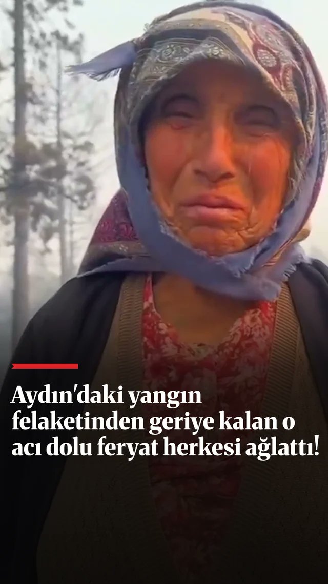Fatekyll's tweet photo. Aydın'ın Çine ilçesinde dün çıkan orman yangını sürerken, yangının etkili olduğu Yaylada yaşayan Arzu teyze, yangında kaybolan ve öldüğünü düşündüğü köpeği için ağladı.
⬇️⬇️
https://t.co/c4Jcd26x5E

#aydın #yangın #muğla #haber #sondakika #orman #ormanyangını #aydınçine https://t.co/hVP4Kg7fSP