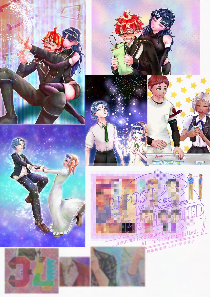 roccaism's tweet photo. #今月描いた絵を晒そう 
8割くらい企画絵でした 
8月は連載がんばろ！ https://t.co/NZsTlNpNZx