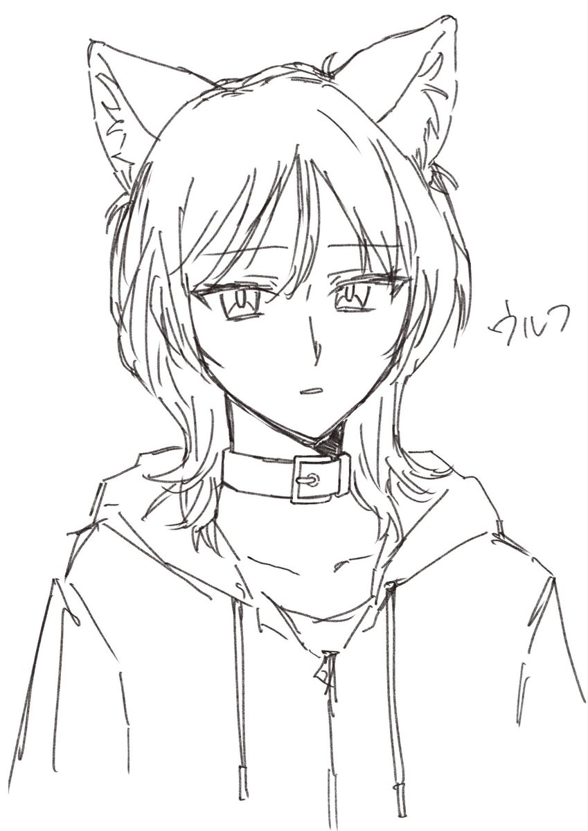 gen_7en's tweet photo. 落描きです。 https://t.co/CzDkb0B74A