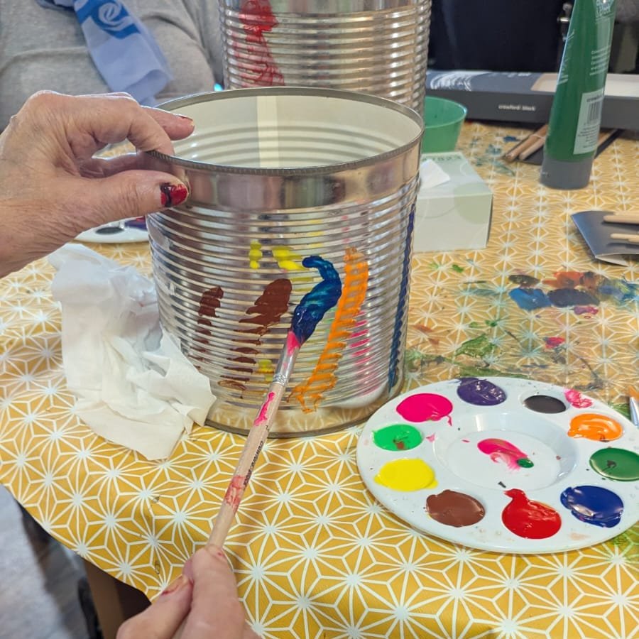 GibraltarNH's tweet photo. A simple afternoon of painting, chatting and being creative together. 🖌️🎨
#monmouthcarehome #nursinghomemonmmouth #walescarehome #wellled #wellbeing #effective #carehomesmonmouth https://t.co/2wYJdm0Mwn
