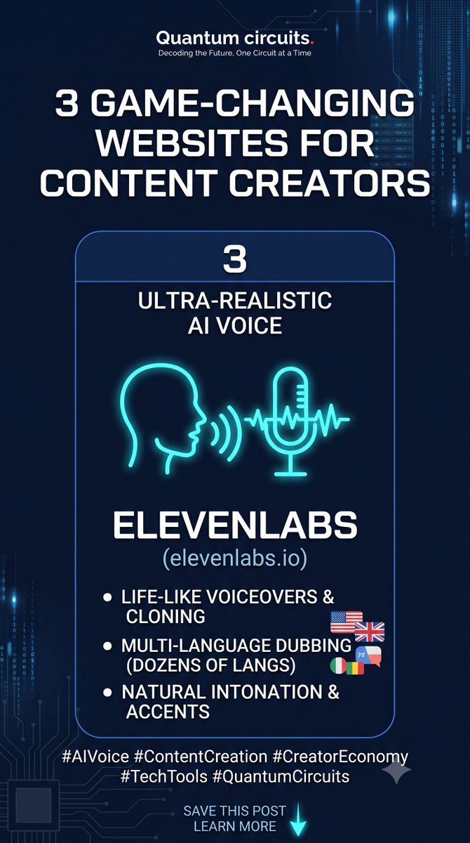 _QuantumCircuit's tweet photo. 3 Useful Websites for Content Creators in 2026 
#content #creator #quantumcircuit https://t.co/N8Cg1ep7iY