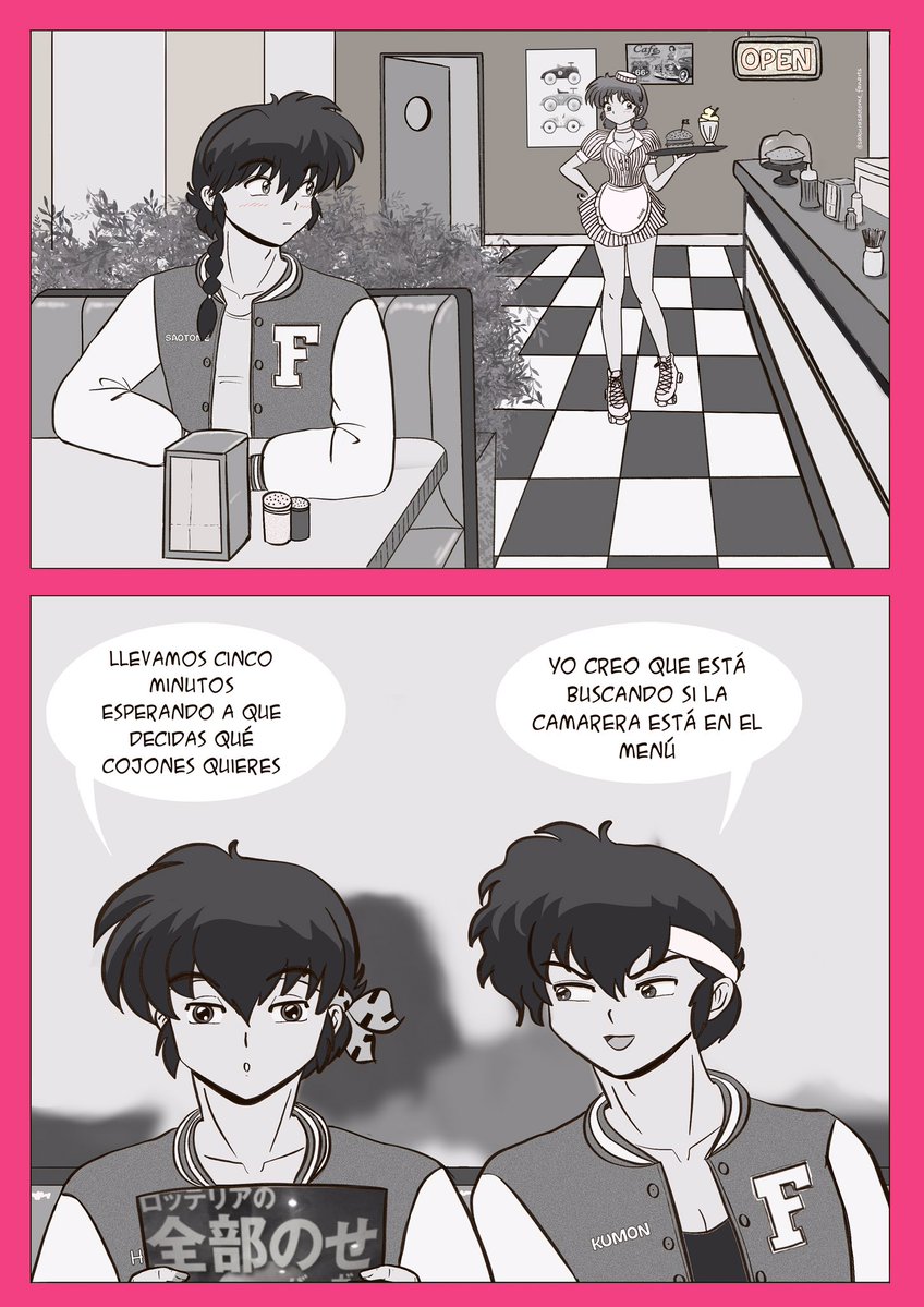 SakuraSaotome1's tweet photo. Perdonadme por la tardanza pero esta viñeta me ha llevado por la calle de la amargura 😅 Gracias por tu ayuda Be brown, be sweet 😘
@MundoFanficsIyR
#rankane_week_2026 https://t.co/VoILRlYnDc