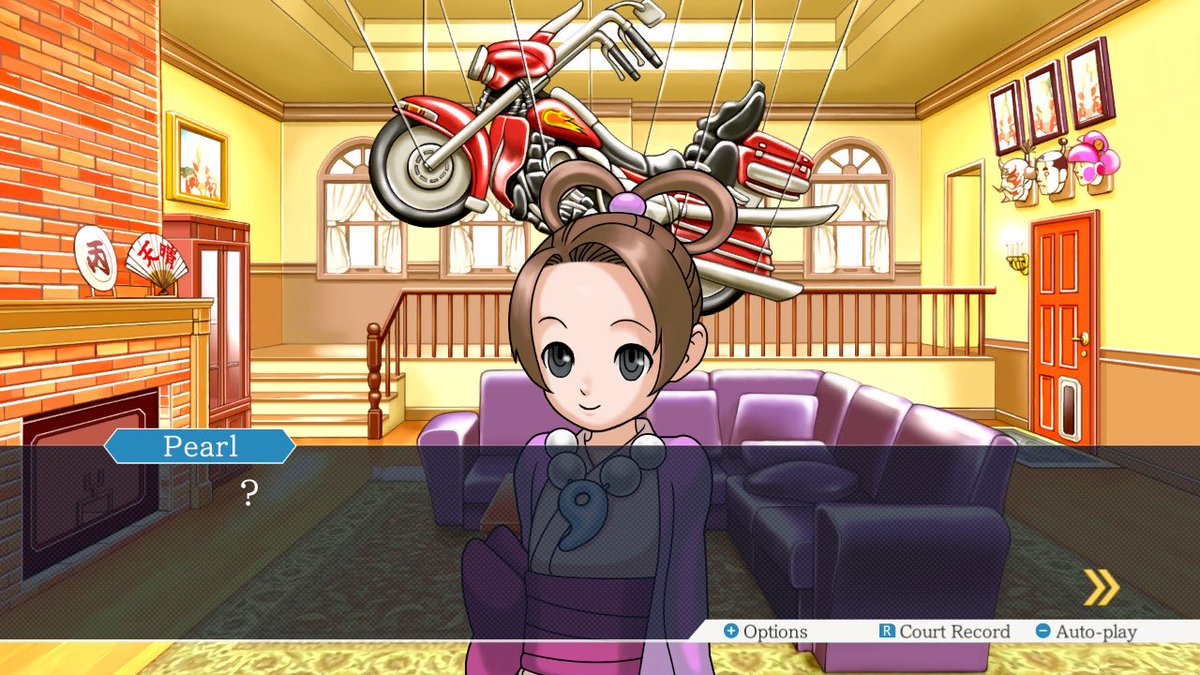 fuyuhku's tweet photo. pearls is literally the funniest character she does not give a fuck https://t.co/PSY2baZybO