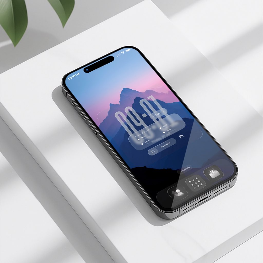 21MaRcO12's tweet photo. iOS homescreen setup 

Used:
Widget: LiquiGlass iOS widget for widgy
Icons: Blacier icons
Widgy app

Download links on widget and icon pack in my BIO

#widgy #ios #widget #ioshomescreen #customization https://t.co/sy7SDZgQEq