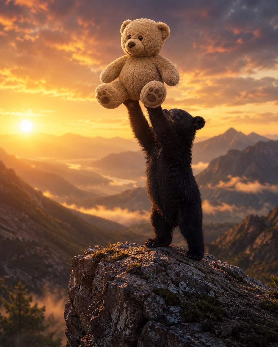 MarketPsychoX's tweet photo. The logic is simple: the coin name is $Bear because the black bear is the main character. The ticker is ERIC BEST FRIEND because Eric is his teddy bear companion. Both parts connect perfectly. The other coin only represents the toy.

Dont be fooled❌❌❌❌ https://t.co/TMCEcKywgh