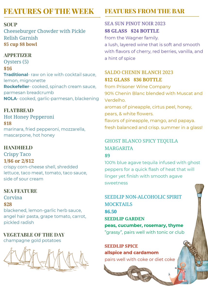 IslandBayYC's tweet photo. The Weekly Specials Menu is out and we are ready to serve you something new! https://t.co/0FwRvsZ2Iu