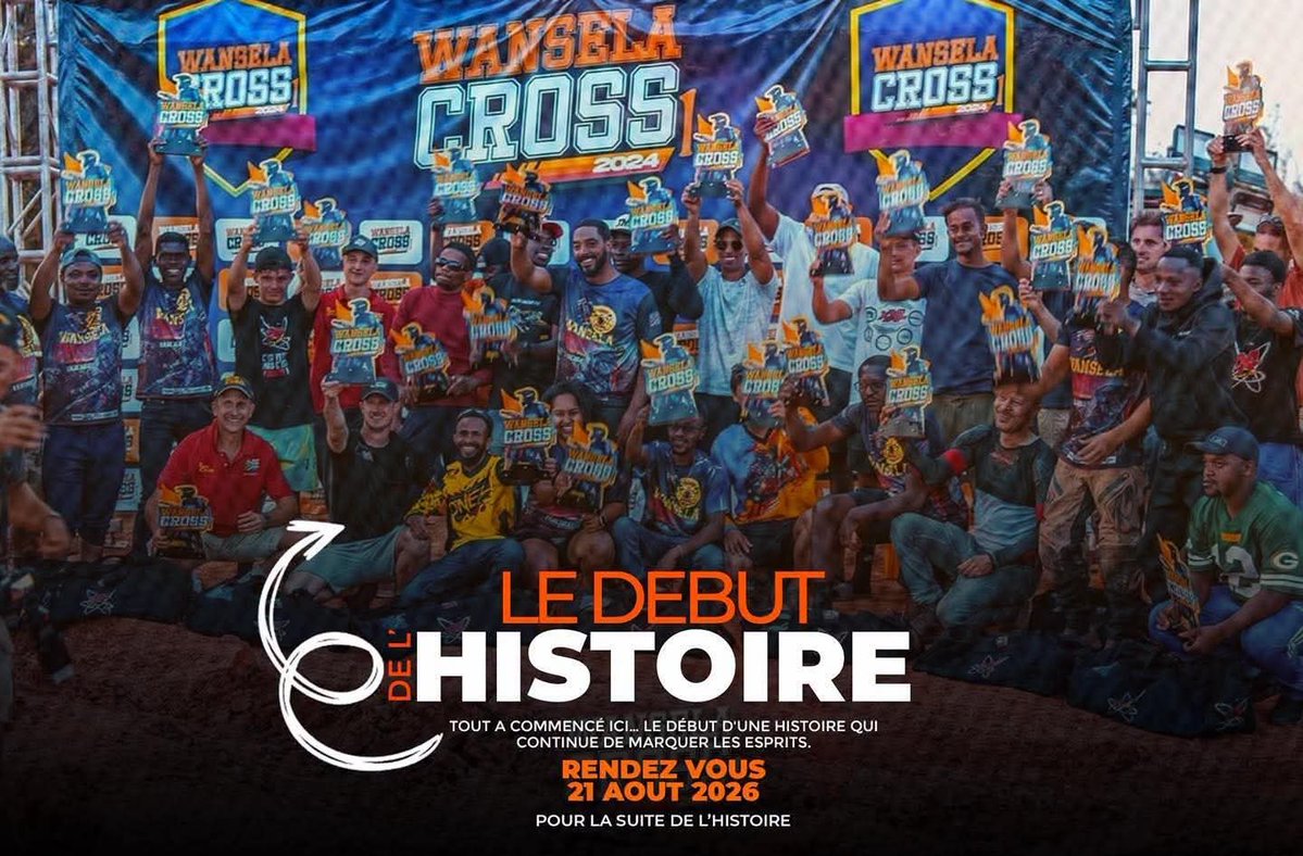 kanku_abra4225's tweet photo. Les plus grandes histoires commencent toujours par un premier chapitre.
Ce jour-là, personne n’imaginait jusqu’où Wansela Cross allait grandir.
Aujourd’hui, nous écrivons la suite. Rendez-vous le 21 août 2026 4 ÉDITION 🏍️🏍️🏍️🏍️.
@Ndumbi_jo_offic @JustinParadoxe @djodjo2026 @wika_theresia @tresorkanda2 @liliane_tshiama @rachidi_roger @Sainte_Hermine5 @AdesemaP @LohickKasonga