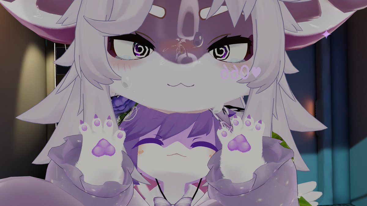 VRChat_itachi's tweet photo. おはよ～💜 https://t.co/FscJUeGUXo