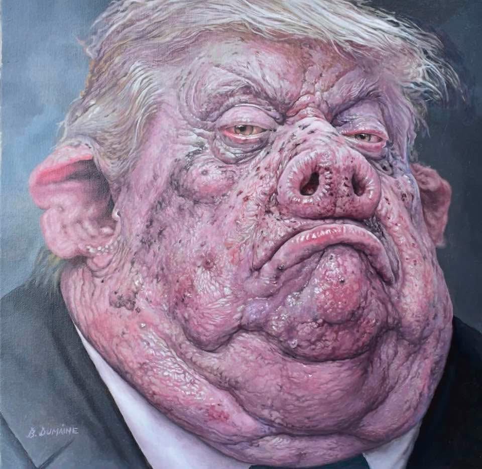IranArmyMedia's tweet photo. The most accurate portrait we've seen of him.Belongs in the white house foyer forever https://t.co/2QJBHLCa2F