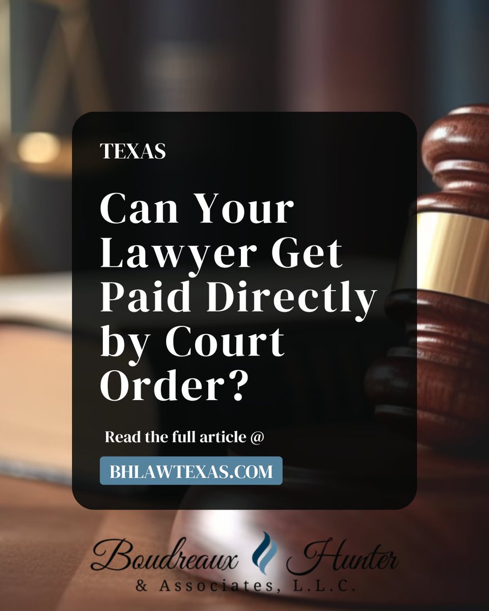 BHLAWTEXAS's tweet photo. A new Texas law, HB 2524, changes how attorney’s fees may be enforced in certain family law cases. Understanding these updates can help you better navigate legal proceedings and know what to expect when fee awards become part of a court order. 
https://t.co/EGio63Bvbd https://t.co/WuYNQmnKwW
