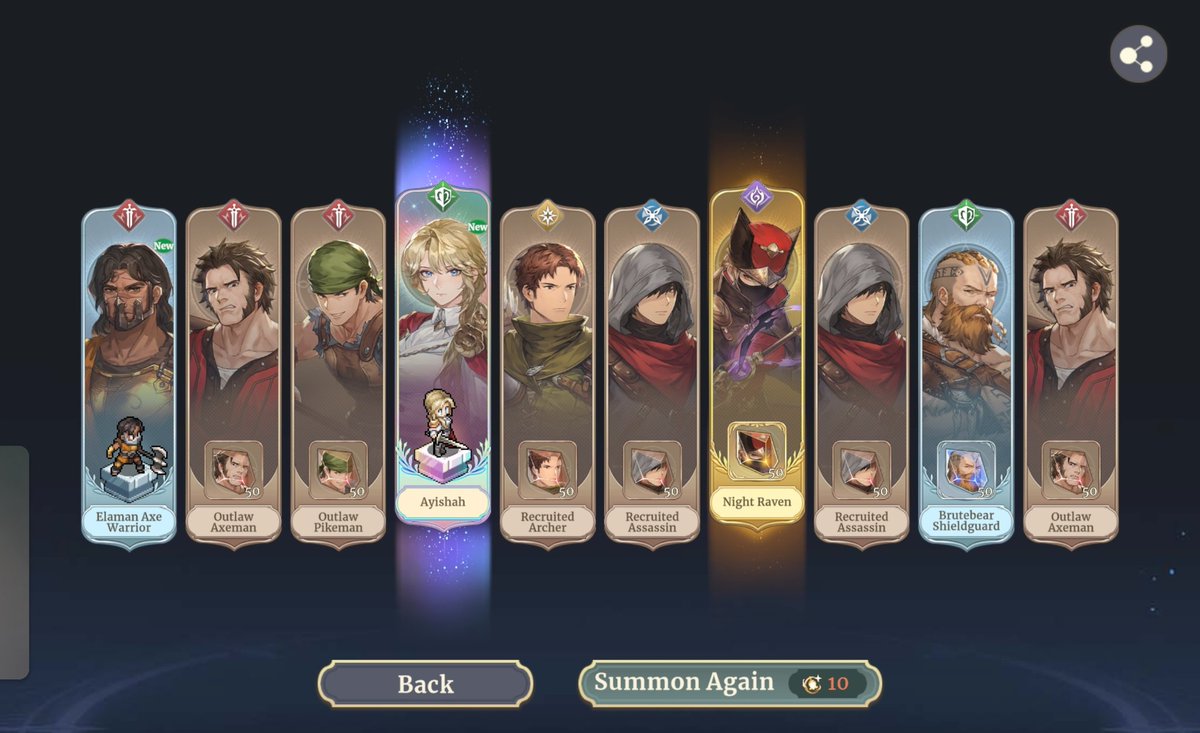 Your_Fan_1's tweet photo. #SwordofConvallaria #SOC Just got Ayidha, my 3rd green 5 star and one of the first units I ever wanted https://t.co/9oTzmNEHRW