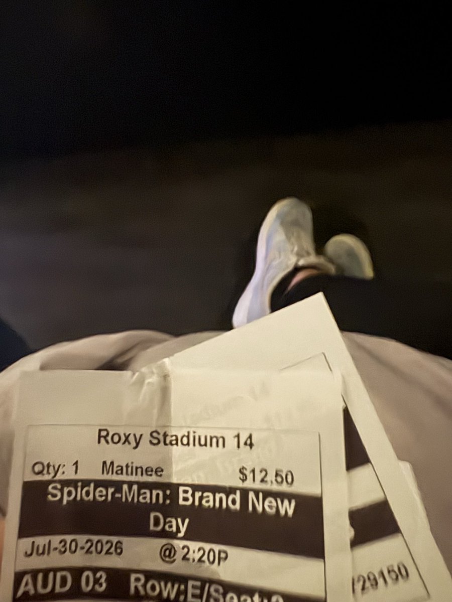 stotochomps's tweet photo. Devin and I got to go on our first date outside since February yesterday to see Spider-Man and I’m soooo grateful we were both feeling well enough to go out 🥹 we don’t get many good days lately so it was nice to feel human again https://t.co/Ny64bNFmzi