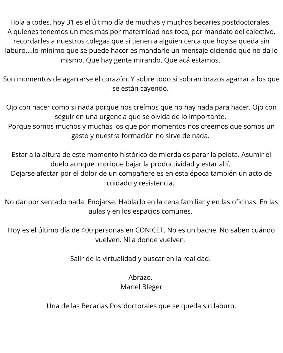 No al cientificidio tweet media