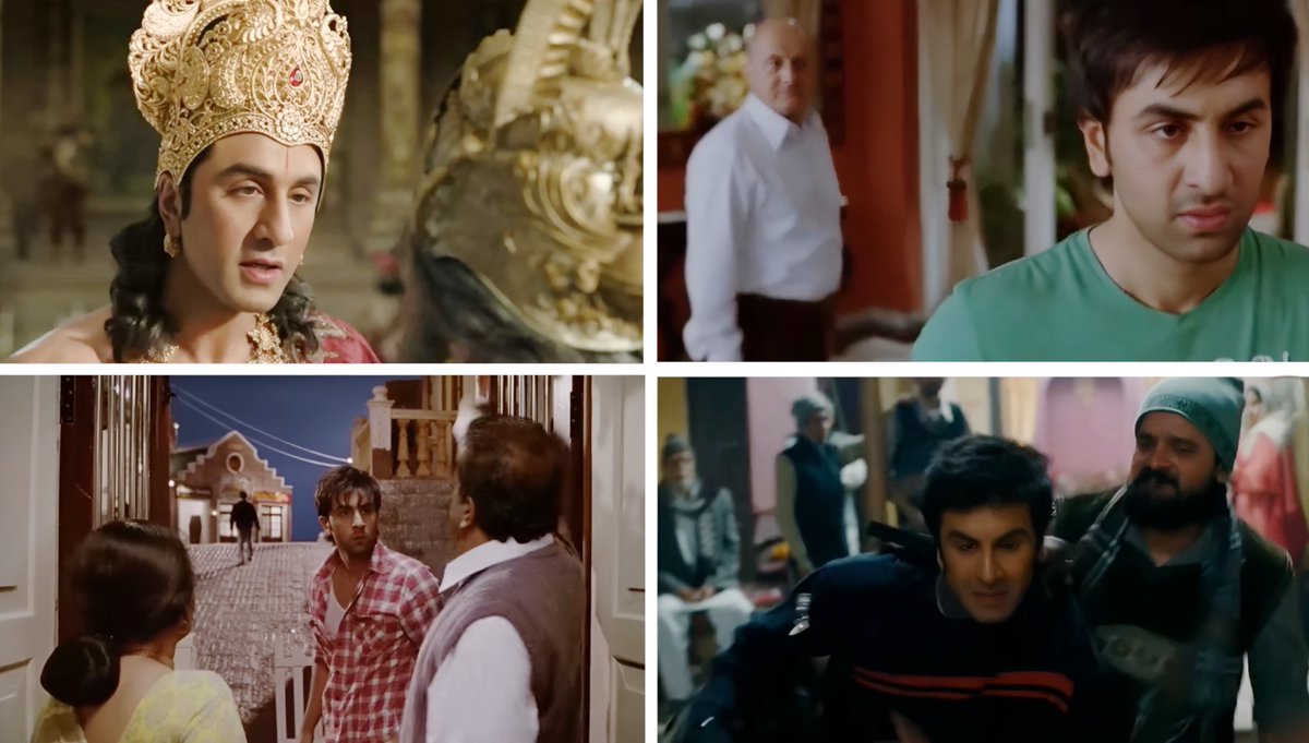 vaderakash's tweet photo. Ranbir being forced to leave home by fathers https://t.co/YB7XOTqdgk
