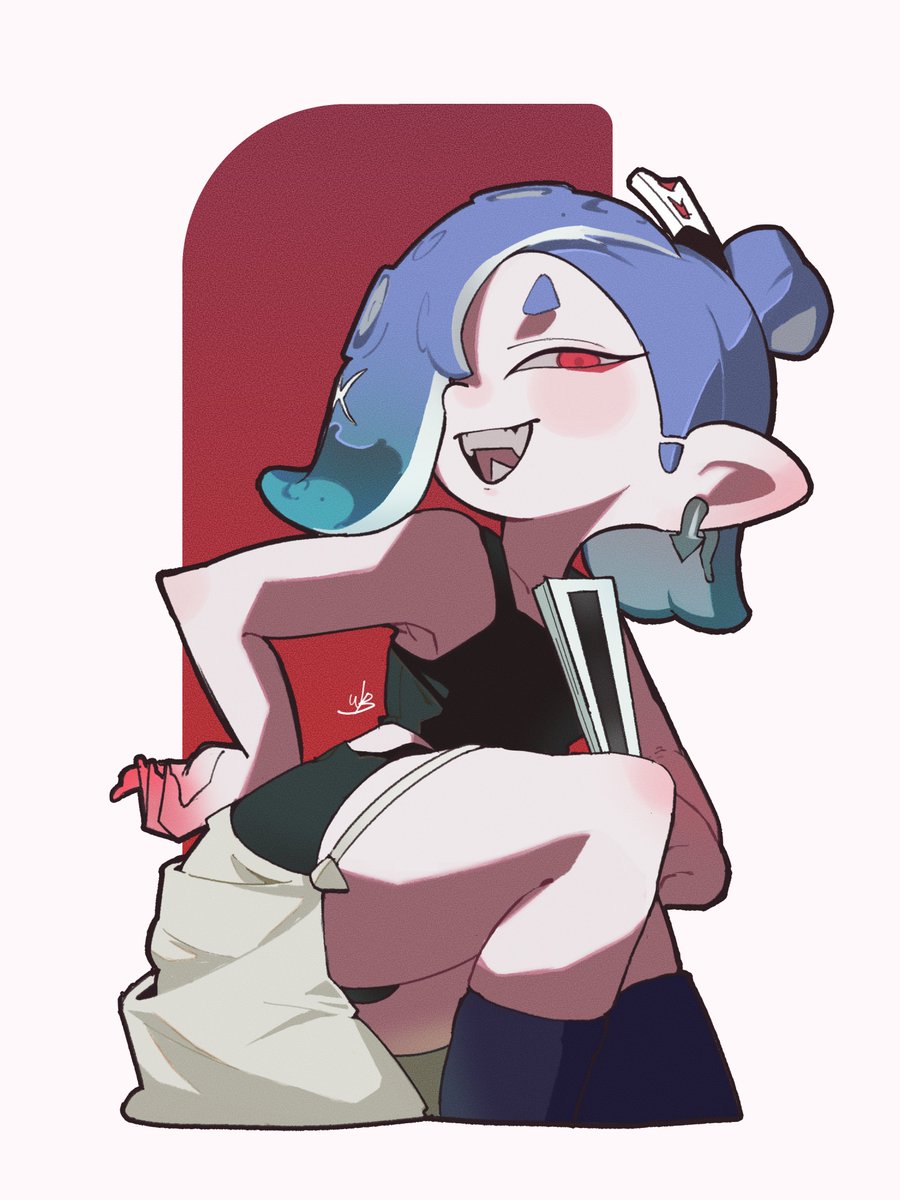 WatBloody's tweet photo. Shiver my beloved silly girl 🌠🌠

#SplatoonArt #スプラトゥーンイラスト #Shiver https://t.co/ZBsQXPhU8q