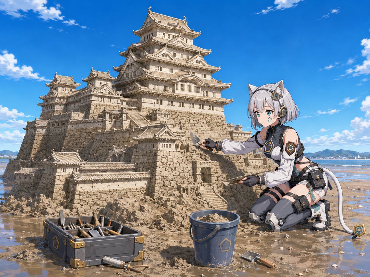MaoGondawara's tweet photo. #SandCastle
うん。
これは城だね
さて、何城でしょう?
#ペンタもん
#GAFU https://t.co/vsavRL90UI