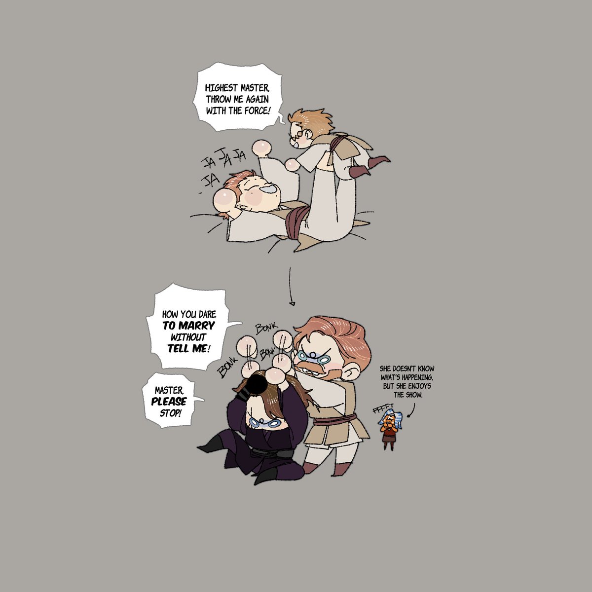 dianorayopi's tweet photo. Obi-Wan misses the sweet, obedient boy. What nerve to go and get married in secret! Does his master mean nothing to this wayward padawan?!
#starwars #sw #anakinskywalker #obiwankenobi #ashokatano https://t.co/C2eYA60DGE