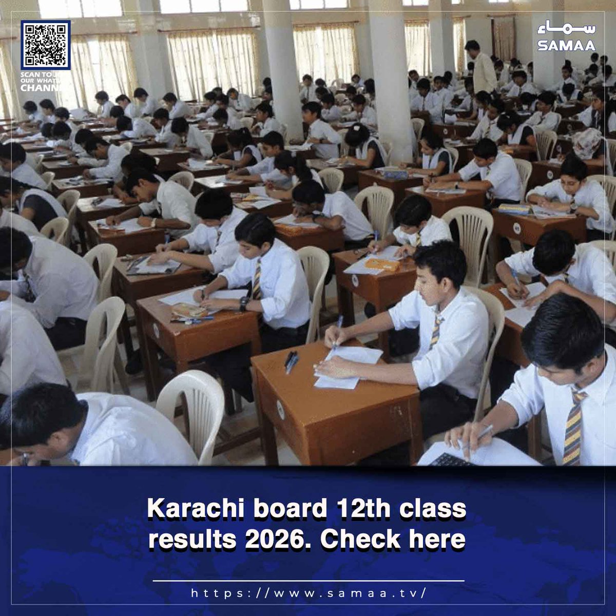 SAMAATV's tweet photo. Girls dominate top positions in pre-medical group
Read more: https://t.co/3zLOFOgwUK
#SamaaTV #Karachiboard #Interresult2026 #BIEK
#boardresult https://t.co/x57NUyygp5