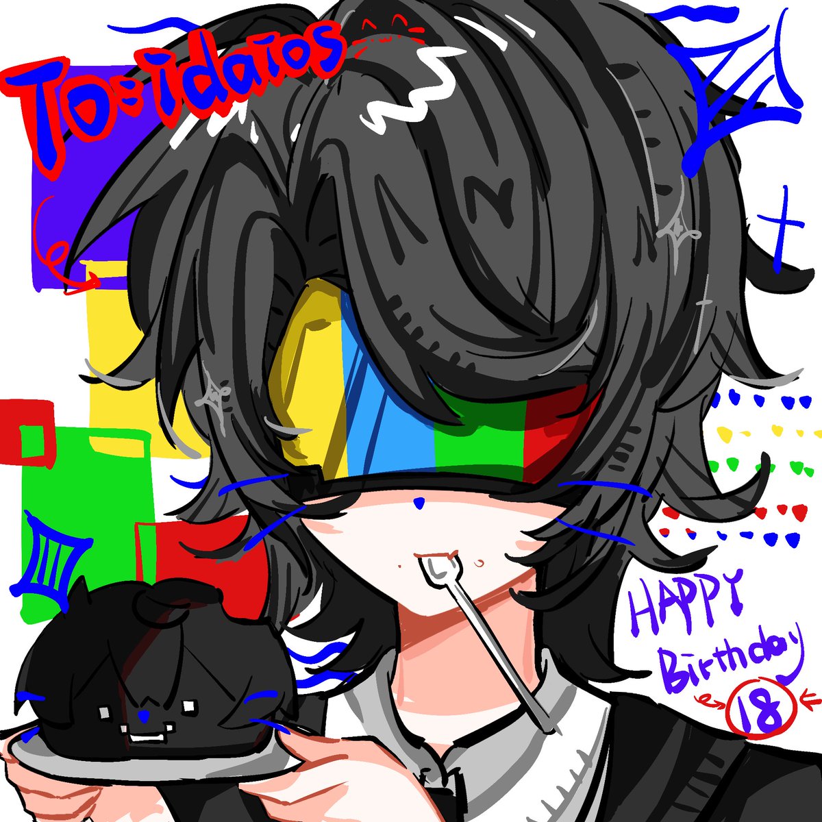 SuJingovo's tweet photo. 啊啊啊啊我赶上了！（应该？）
@Idaios_DIS 打扰致歉！祝你十八岁生日快乐！！！我很喜欢你和twixxel的互动awwww，天天开心🥳
#idaios #fanartㅤㅤㅤㅤ https://t.co/g165zcLBET