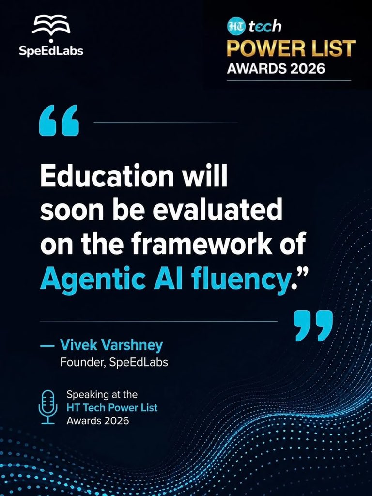 HTTech's tweet photo. AI literacy is evolving into Agentic AI fluency. The next benchmark for education may already be here. 

(Sponsored) https://t.co/UadCNyPBfy