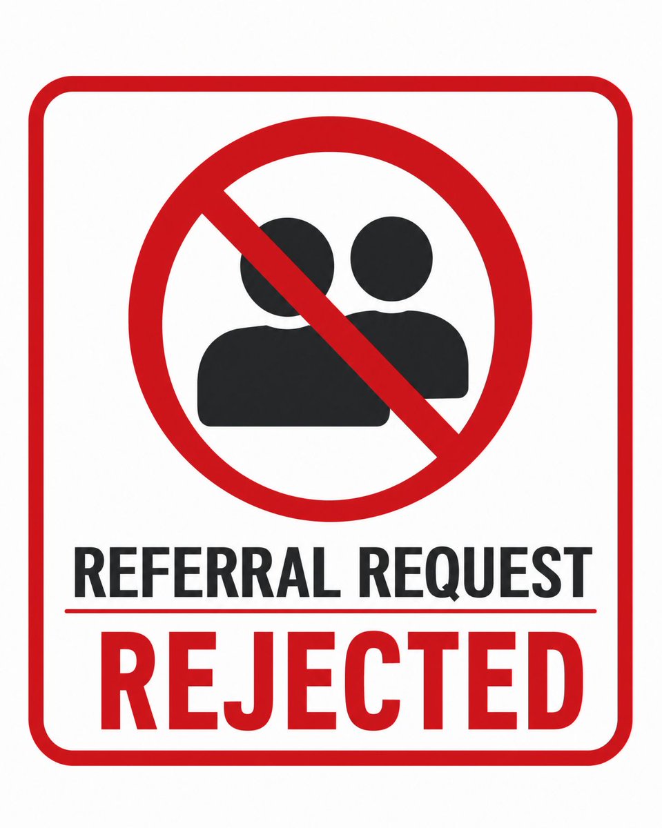 oscarlance_'s tweet photo. Stop asking for referrals after you apply.

The best candidates earn them before they hit submit.

Find someone on the team. Show you've done your homework. Ask for feedback, not a favor.

A referral isn't someone fwrdng your CV. It's someone willing to put their name behind you. https://t.co/A3HqhHhXij