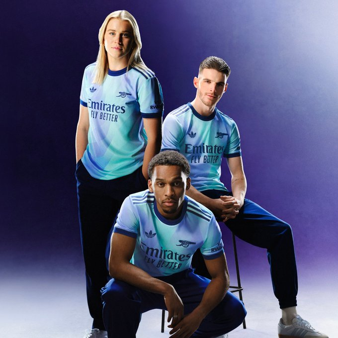 Gunnersc0m's tweet photo. Two years ago today, The Arsenal's 2024/25 third kit was released. https://t.co/EIWPukrCKv