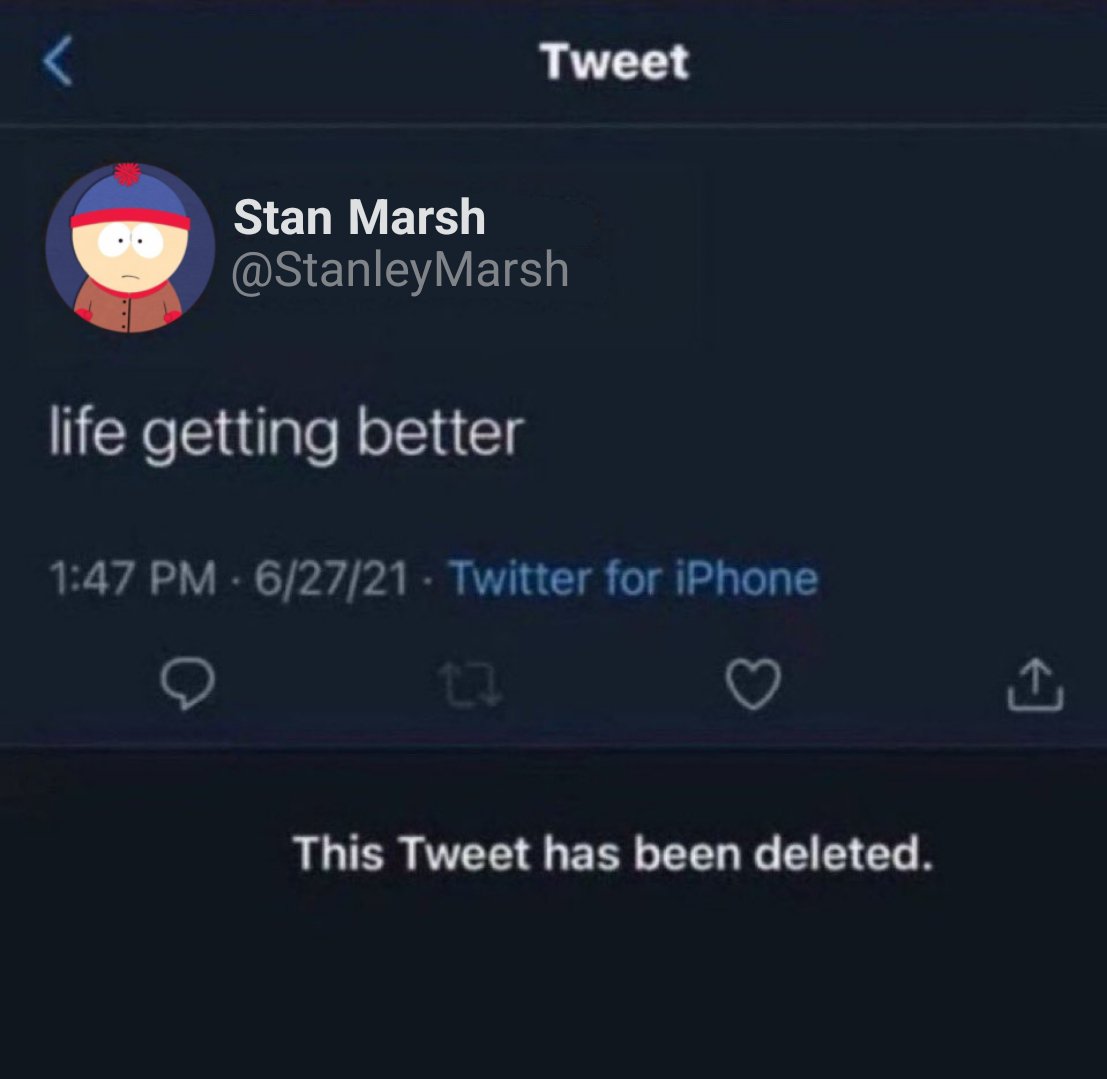 kylespost's tweet photo. never a good day in stan's life https://t.co/BEVTpEGfJy