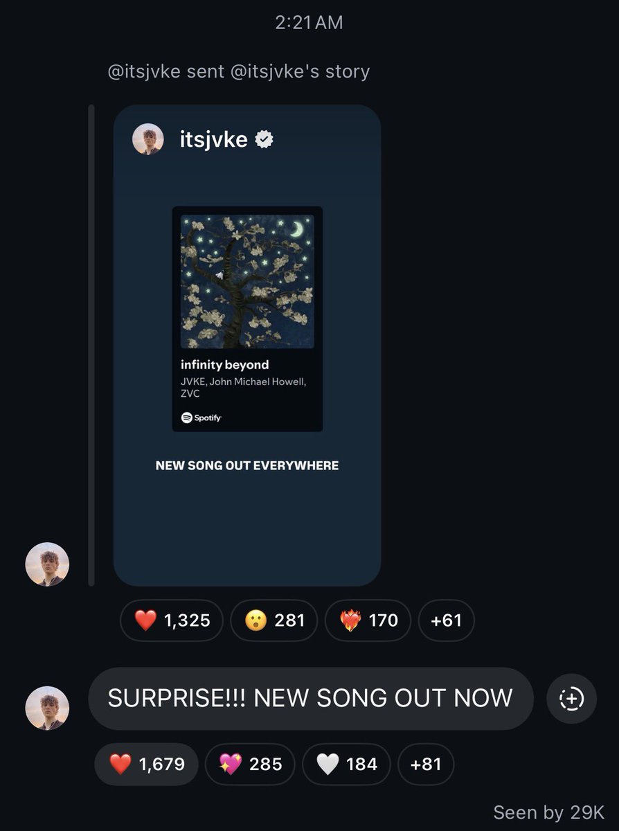 JVKEBASE's tweet photo. JVKE has officially announced infinity
beyond on social media! https://t.co/jQo8C1mLhe