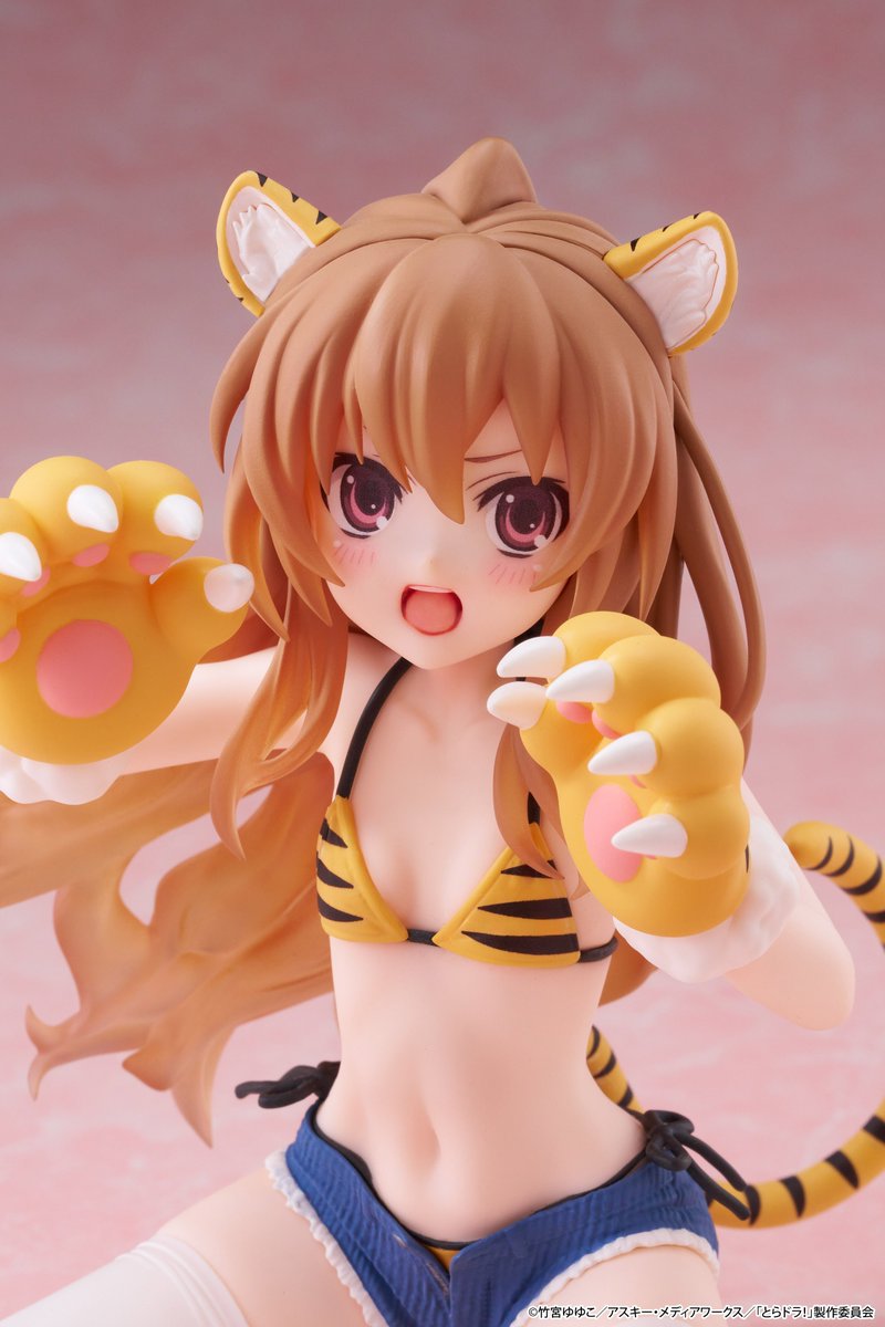 とらドラ！ Desktop Cute フィギュア 逢坂大河～タイガー水着ver