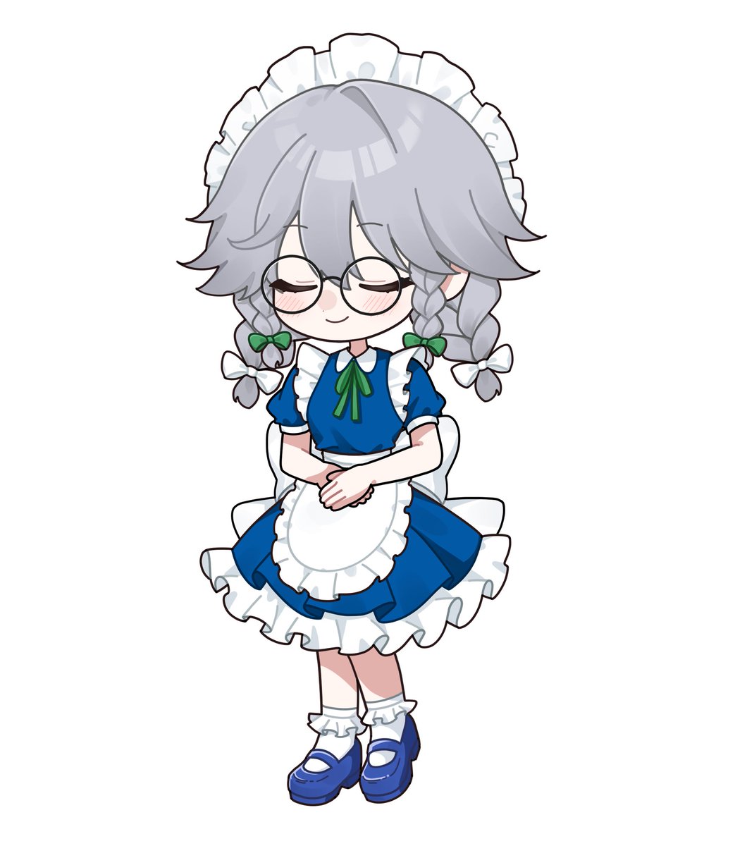 mokou_cooking's tweet photo. 咲夜髪型差分！ https://t.co/2Qo7gpt1tb