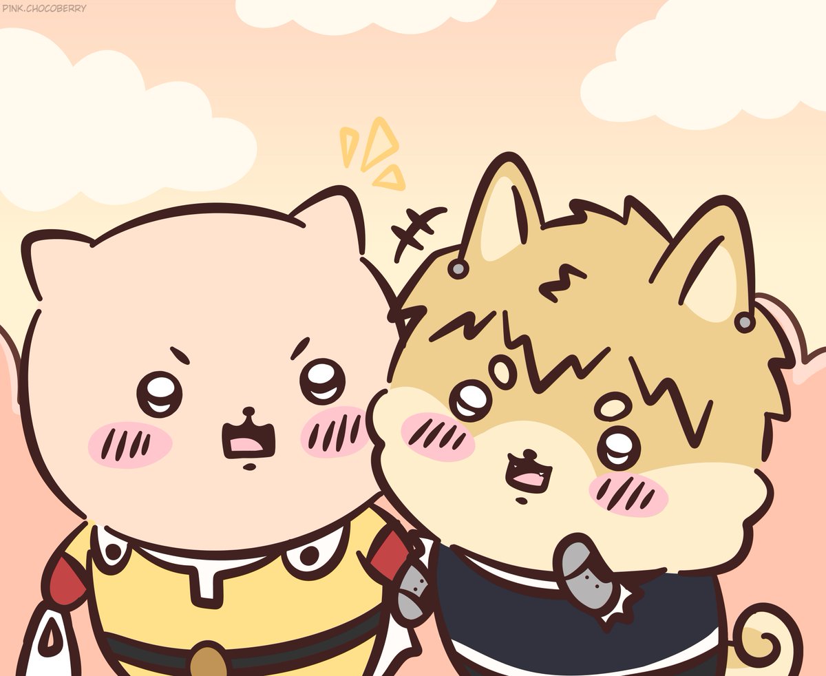 magicsodauwu's tweet photo. More OPM x Chiikawa au bc I like mixing comforts. Wolf Garou started this all...(1/2)
.
#onepunchman #opm #opmfanart #saitama #genos #garou #metalbat #tatsumaki #fubuki #zombieman #childemperor #idk https://t.co/n5BvG2EKOP