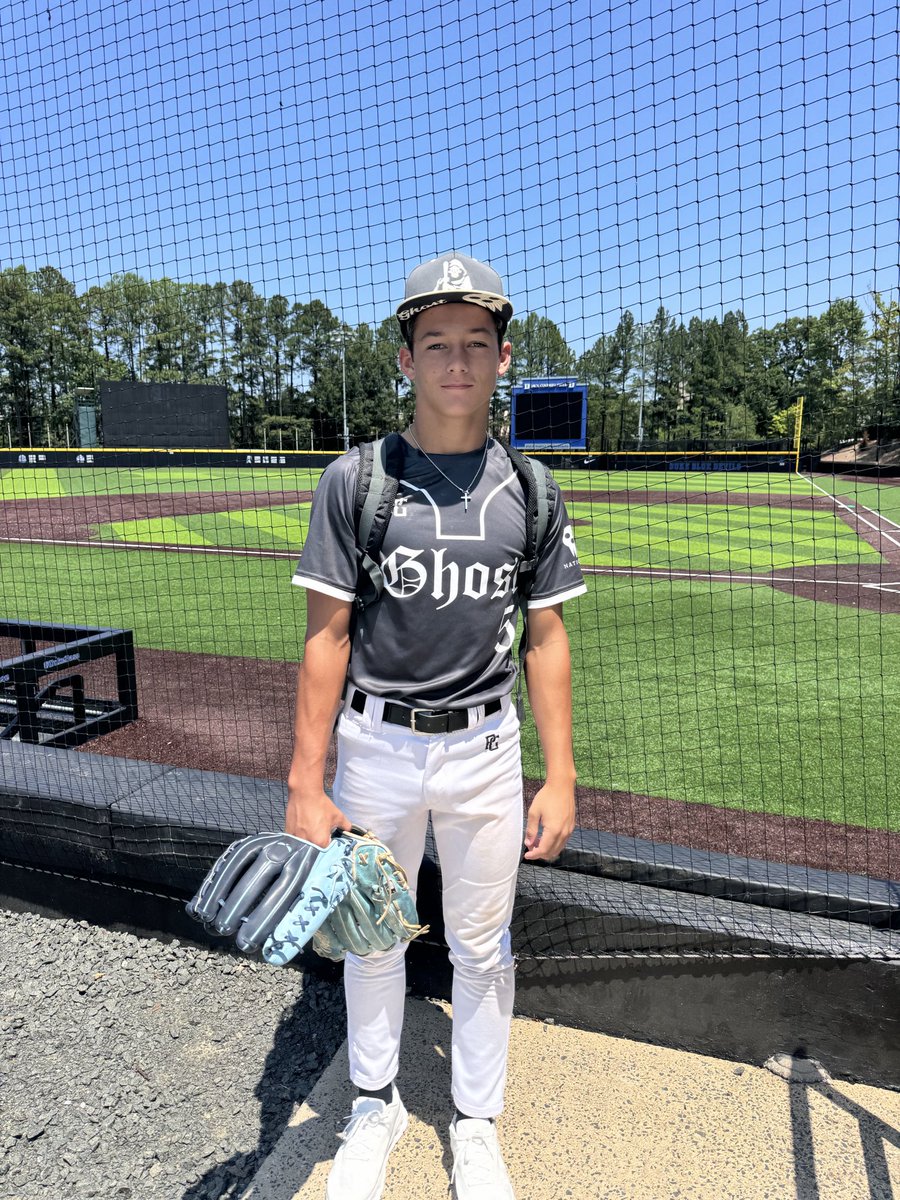 Carter_Culbreth's tweet photo. Made the trip from Texas to North Carolina for a private @PRD_Scouting workout at Duke University —Faced 5 hitters: 1 hit, 2 ground balls, 2 strikeouts. Grateful for the opportunity to compete, learn, and to continue to grow.

On to Wake Forest tomorrow. Let's get it. ⚾️💪 @ghost_ballers 
@RiceBaseball @AggieBaseball @ncain39 @DukeBASE @DukeBASERecruit