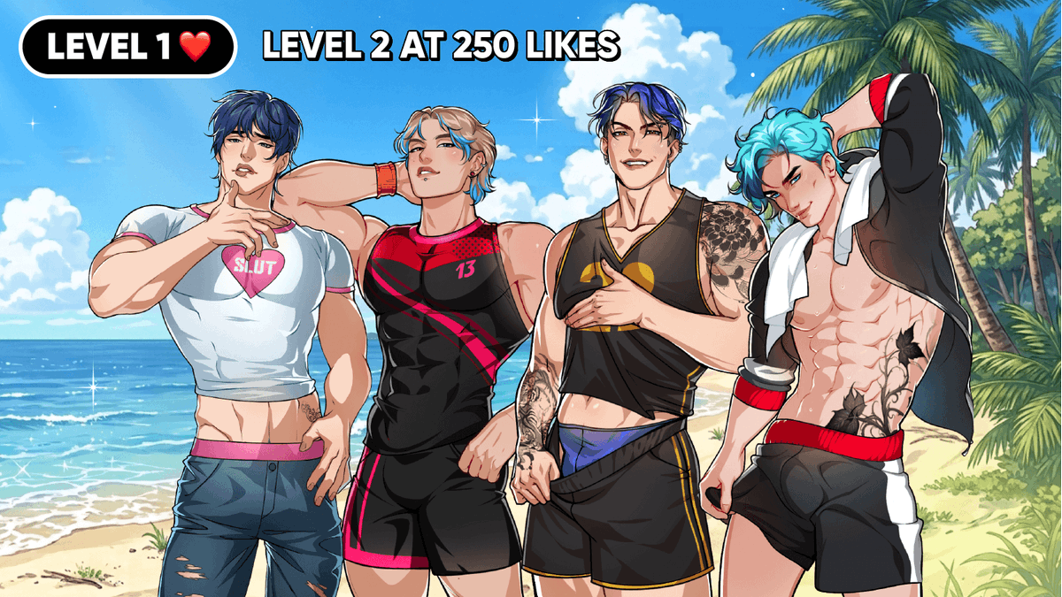 MechatLove's tweet photo. The Sports Harem Event is almost over, but the Blueberry Team has one last challenge for you 😈

They’re ready to strip down one layer at a time. Get this post to 250 likes to unlock Level 2 🔥

How far can you take them? https://t.co/C1RpEAbngX