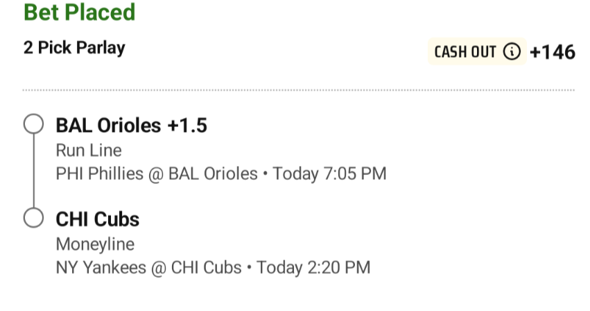 dapper_cappers's tweet photo. 2 leg POTD! Cubs have the pitching edge and a strong bullpen advantage at Wrigley. Orioles +1.5 backs one of the tougher home teams to put away, making this a solid value spot against a strong Phillies club.
#Gambling𝕏 https://t.co/Q1UWtmTVqy