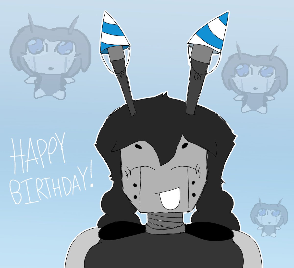 myztik_manic's tweet photo. birthday art i made for the Big @AyumiYummers https://t.co/bngr9FpgVM