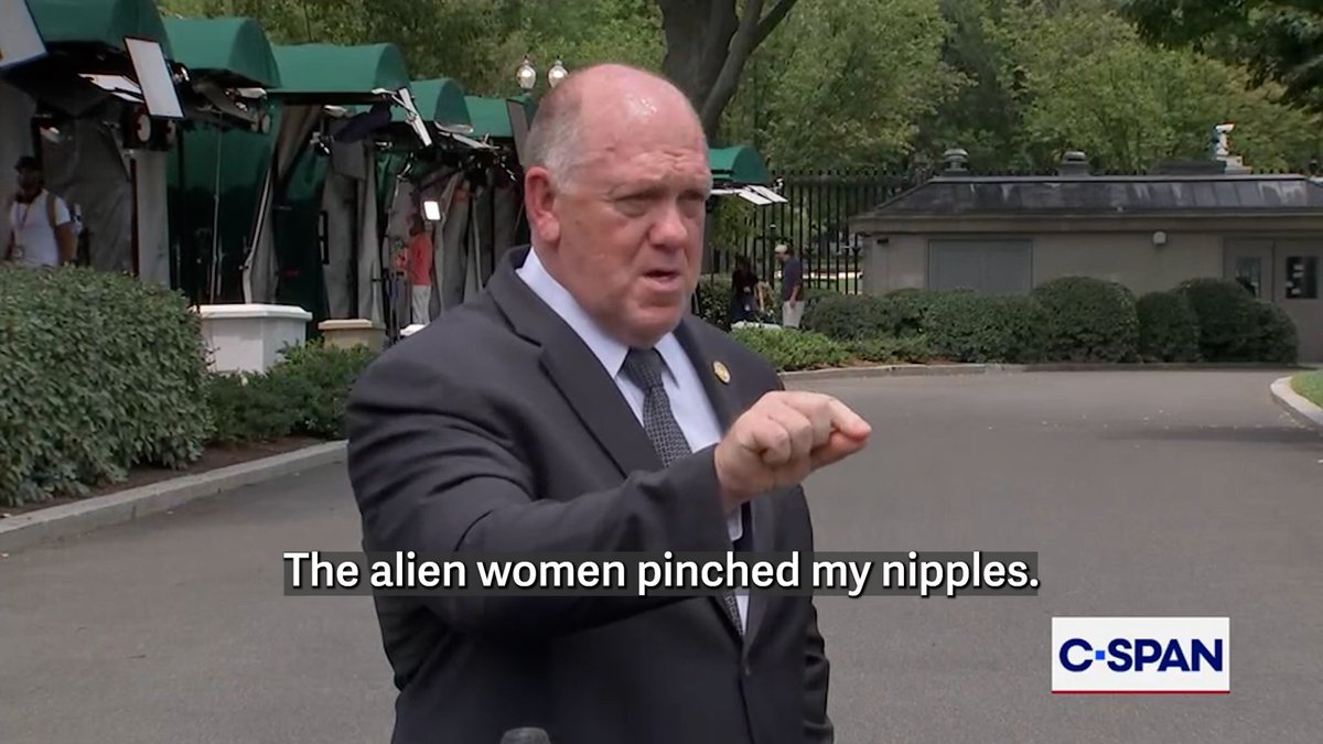 HoffMatthews's tweet photo. Tom Homan describes his abduction 👽 #cheapfake https://t.co/JMJnvJ8Kj7