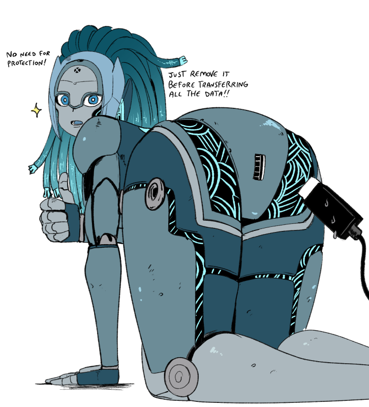 wanderjegson's tweet photo. I start drawing a robot girl once, and this is the kind of idea that starts popping into my mind https://t.co/Posp1toFwZ
