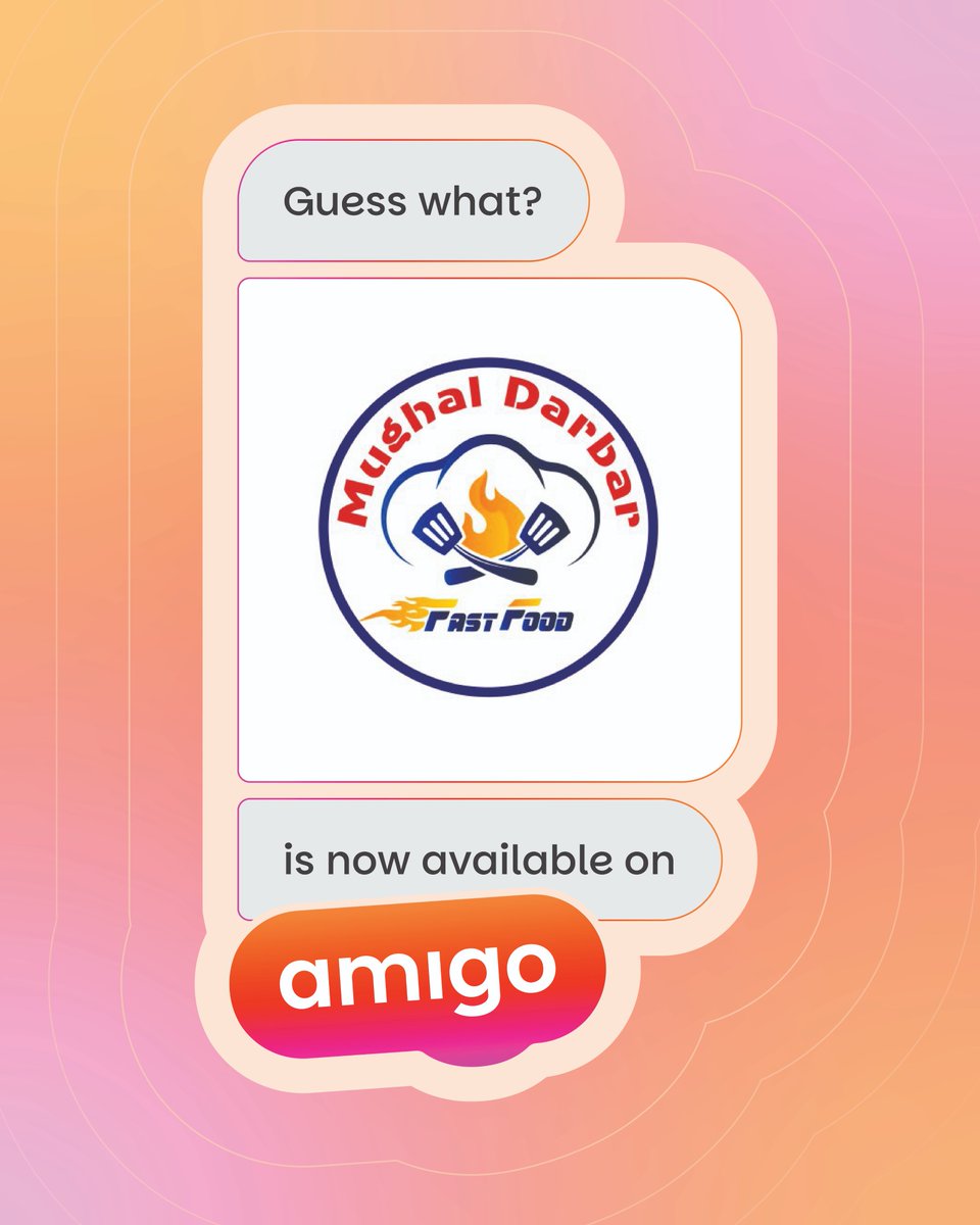 amigofoodapp's tweet photo. Partner onboarding alert.📢
Hurrayyyyy.🎉
AMIGO officially onboards its partner "Mughal in Darbar".🤝🫂
Keep your eyes on 👀 as we keep adding more gems. 💎
Join us now.
https://t.co/yExfBs6HaE
#partner #Onboarding #JoinUs #food #restaurant #fooddelivery #app #kolkata #comingsoon https://t.co/hrAJn4DyNp