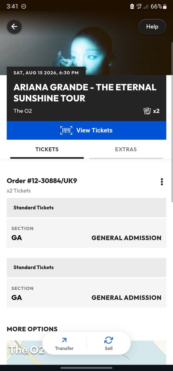 Tabby2263's tweet photo. I've got 2x extra Ariana Grande tickets for her show in London on August 15th,2026

Pls 🥺 buy them off me 😭
Selling for £100 each
Will show proofs needed

Send a dm if you are interested
Ticketmaster transfer only
#arianagrande #wts #iso #london
#soldout #Eternalsunshinetour https://t.co/WqhN6gDsH6