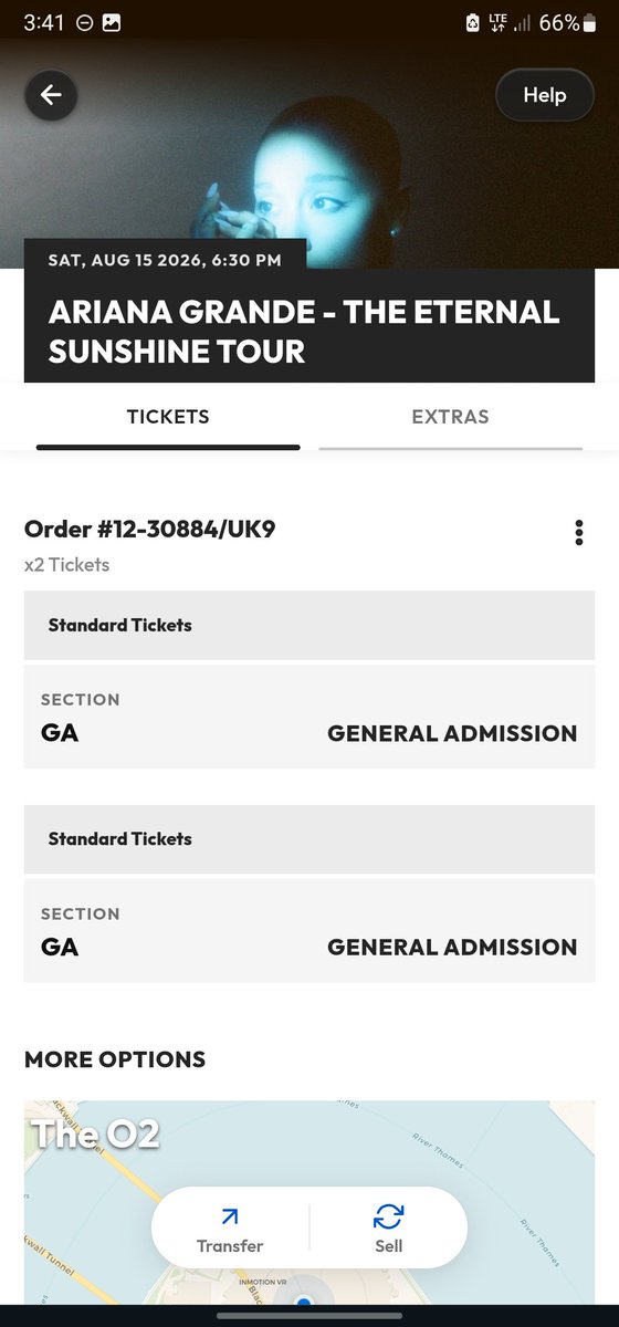 Tabby2263's tweet photo. I've got 2x extra Ariana Grande tickets for her show in London on August 15th,2026

Pls 🥺 buy them off me 😭
Selling for £100 each
Will show proofs needed

Send a dm if you are interested
Ticketmaster transfer only
#arianagrande #wts #iso #london
#soldout #Eternalsunshinetour https://t.co/WqhN6gDsH6