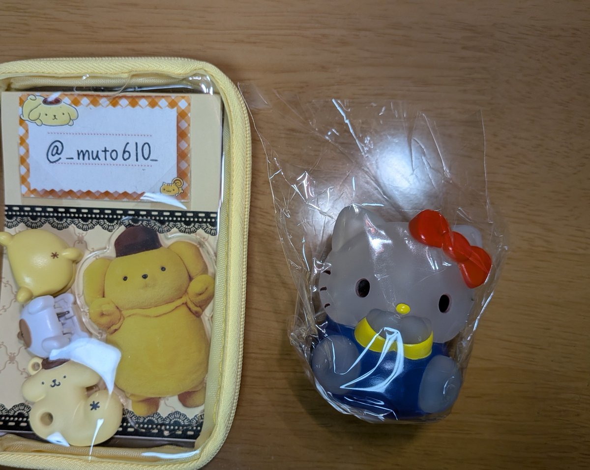 _muto610_'s tweet photo. 【交換】サンリオキャラクターズ　やわもっち　CLEAR

譲：ハローキティ

求：ポムポムプリン

郵送のみ。検索からもOK！
⚠️プロカ一読お願いいたします🙇‍♀️ https://t.co/GH5PpoRBLi