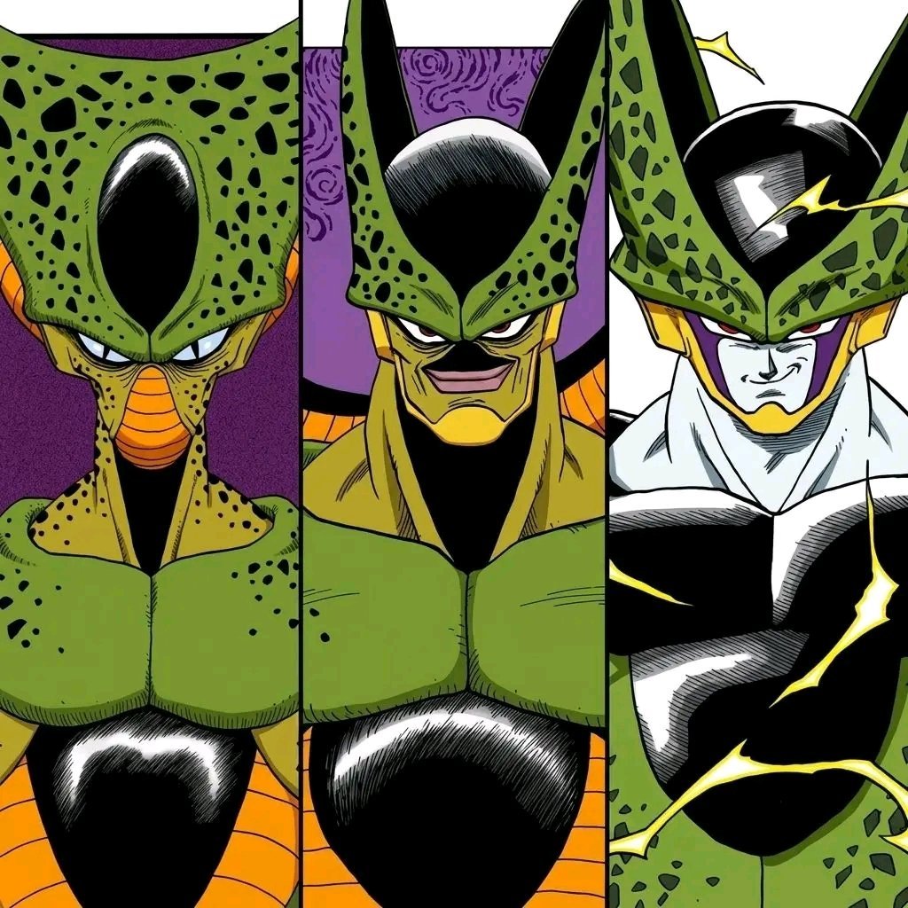 dbs_10_10's tweet photo. Did anyone else feel like Cell was a completely different person in every form?🤔 https://t.co/vBiHMSLLq6