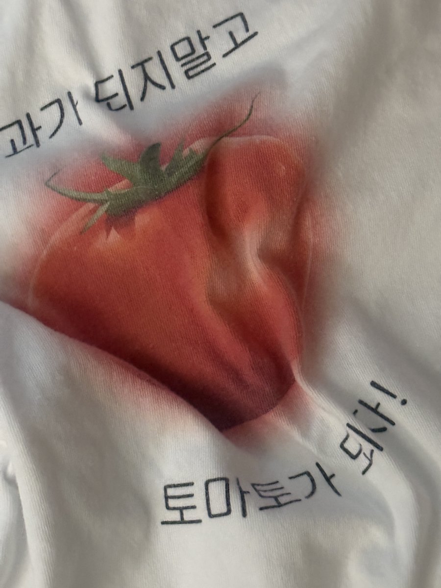 blairlovesss's tweet photo. #rt 

여름이니까 !
추첨을 통해 한 분께 토마토 티셔츠를 드려요🍅

사과가 되지 말고 토마토가 되자
: 겉과 속이 같은 견실한 사람이 되자는 말

🛒 마플샵
https://t.co/ltc7Cqa2DP https://t.co/T5Xx9Kw0fa