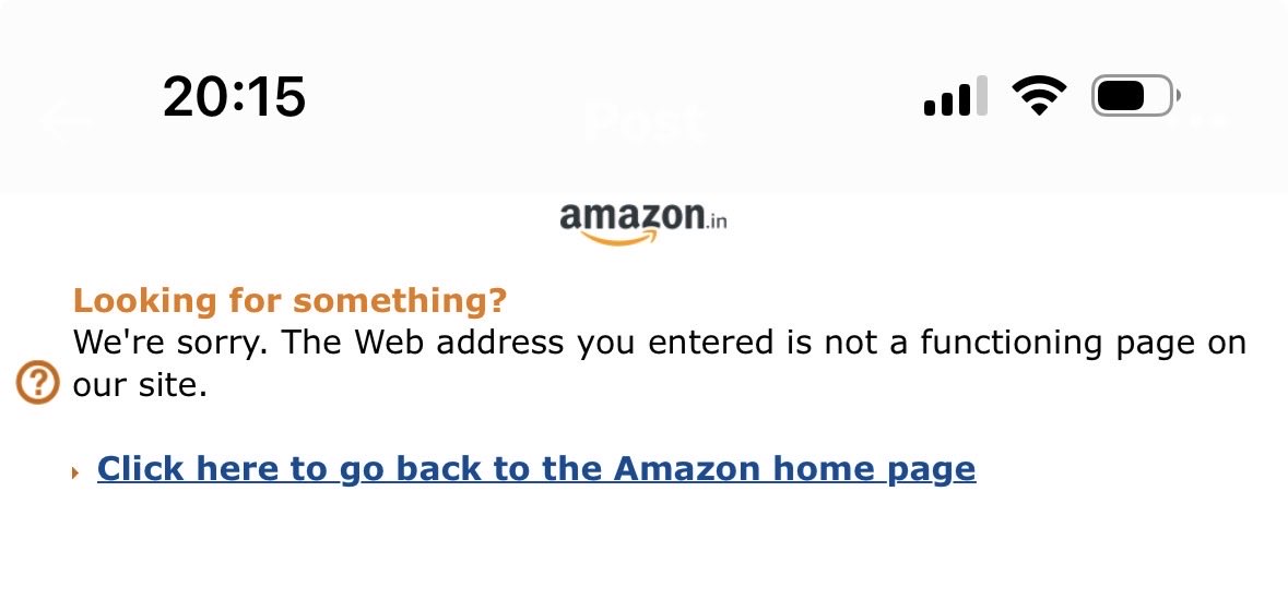 sIyaapaaa's tweet photo. @AmazonHelp 1 hour? I think your link has already expired. https://t.co/lGMNwmcZxx