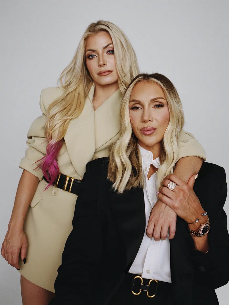 FadeAwayMedia's tweet photo. Charlotte Flair and Alexa Bliss for ‘GLAMOUR’ magazine. https://t.co/8cgMOjX9q9