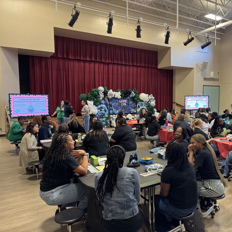 HumbleISD_WPE's tweet photo. 🎮 Game on, Pandas! Our first in-service day is here, and we’re ready to level up for an amazing school year. Welcome back, WPE staff! 🐼💚 #LevelUp #WelcomeBack #PandaProud https://t.co/MUMHZrDtvB