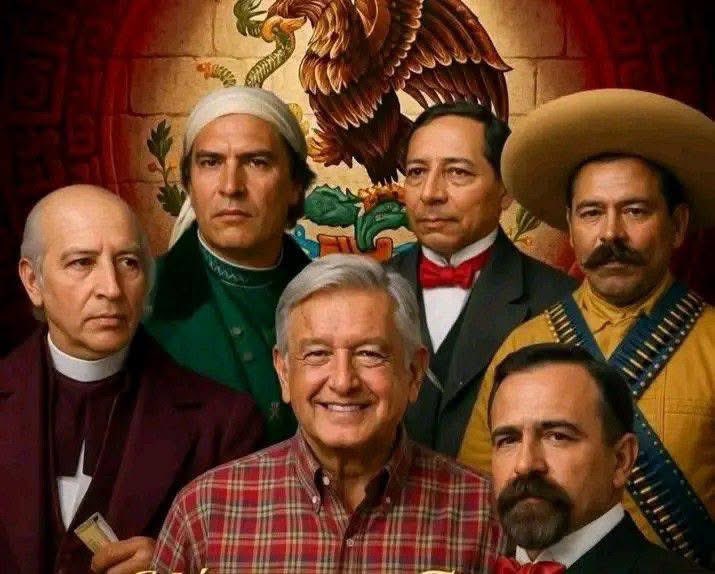 Oficial_Vicman's tweet photo. “Si alguna vez cuentan mi historia, que digan que caminé con gigantes”

Una frase que inspira a reconocer el valor de quienes dejan huella y comparten el camino hacia grandes logros.

#AMLO #RedAmlo #fblifestyle https://t.co/aBVTar7uV6
