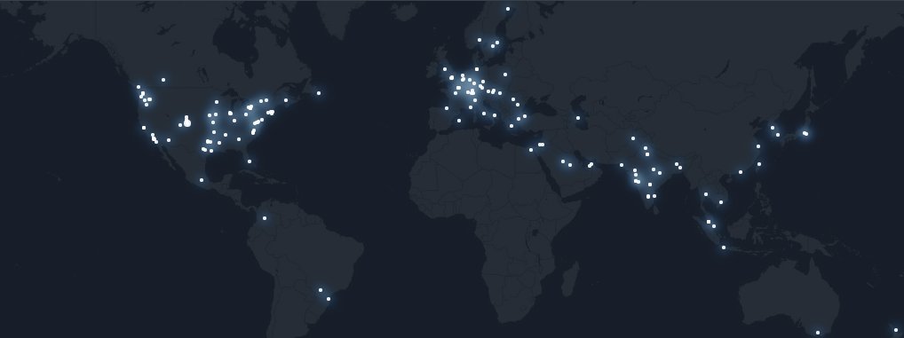 TurnUpTheVix's tweet photo. I always like the Halo 3 online player count look.
Here's visits to https://t.co/GacF5XRU6R in my own custom analytics I rolled when I got the website online.
42 countries! https://t.co/MKTJbkiWHI